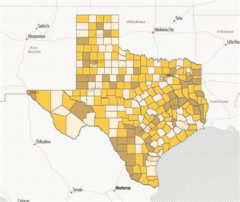 About 98% of Texas counties have a mental health professional shortage